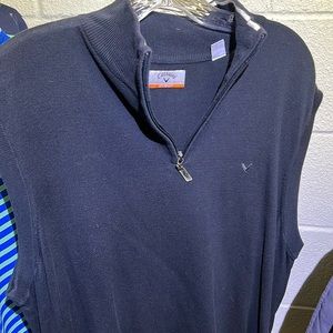 Callaway XL 1/4 zip golf vest